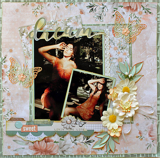 Dream - single page - Paper Roses Scrapbooking
