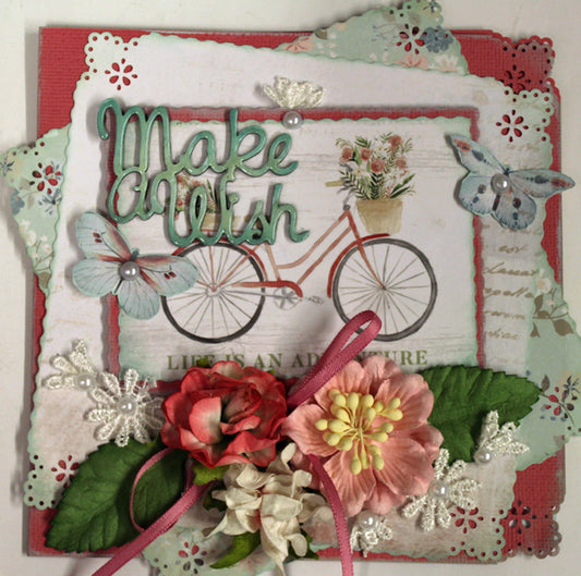 Make a Wish - set of two cards - Paper Roses Scrapbooking