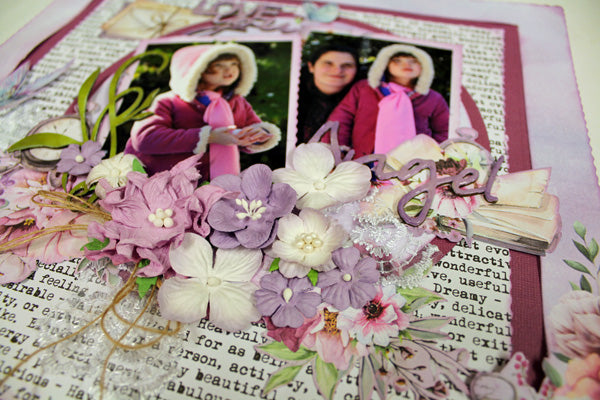 Love You Angel - single page - Paper Roses Scrapbooking