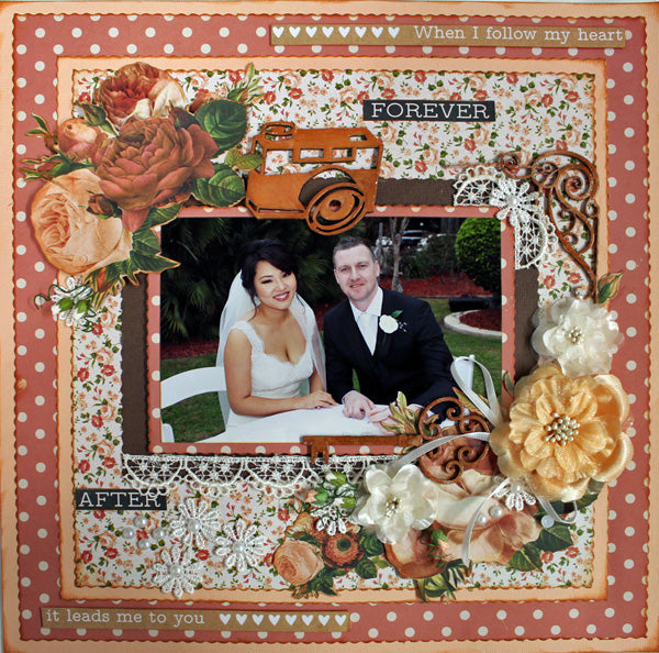 Forever - Double page - Paper Roses Scrapbooking