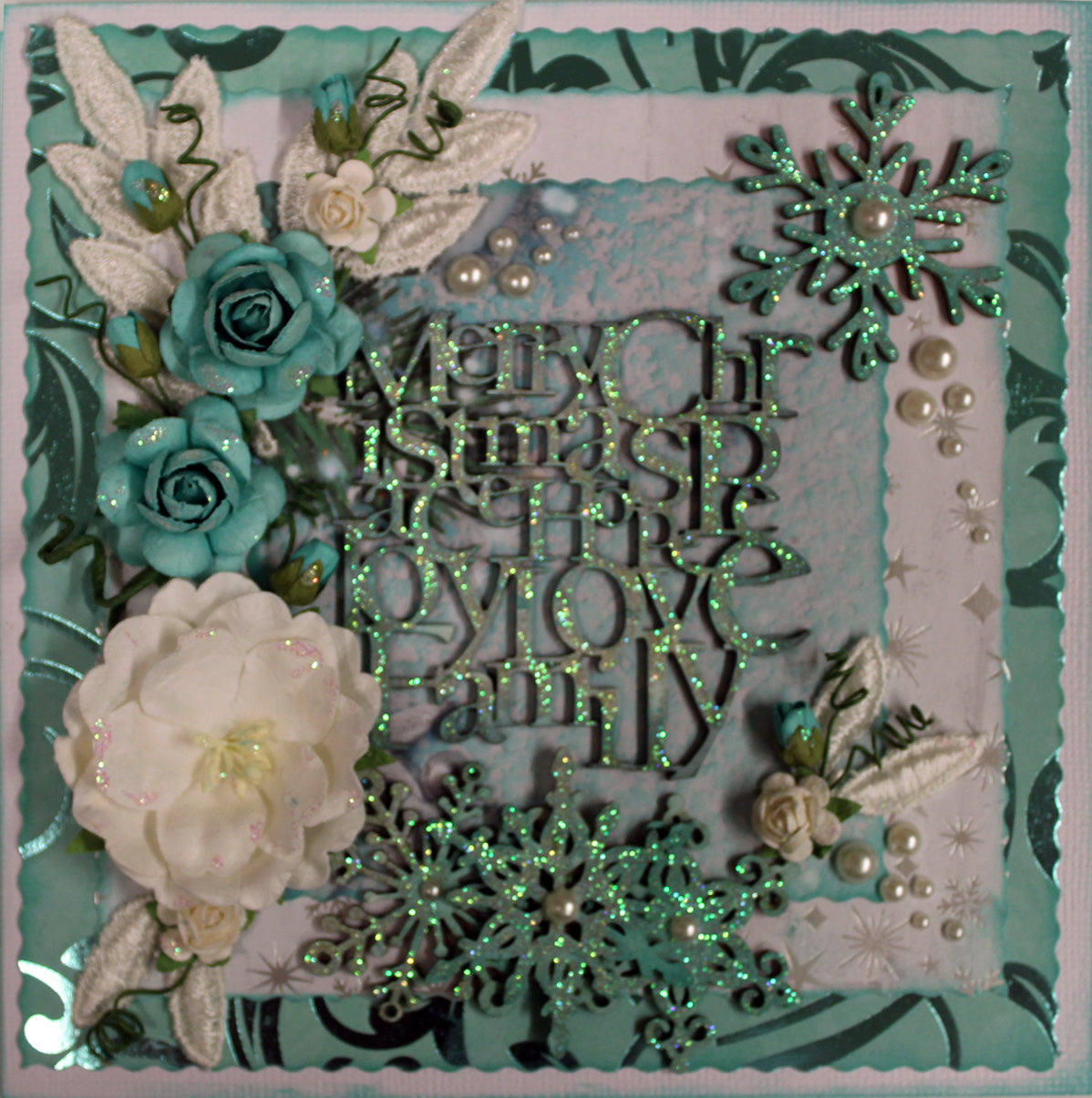 Peace Hope Joy - set of two cards - Paper Roses Scrapbooking