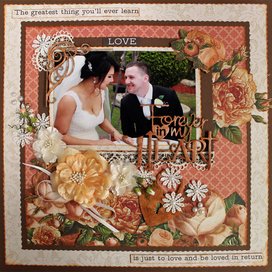 Forever - Double page - Paper Roses Scrapbooking