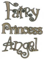 Wordlets - Fairy Princess Angel - Paper Roses Scrapbooking