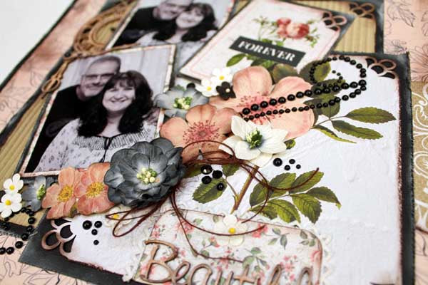 Keep Me In Your Heart Forever - double page - Paper Roses Scrapbooking
