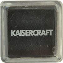Kaisercraft mini ink pads Black - Paper Roses Scrapbooking