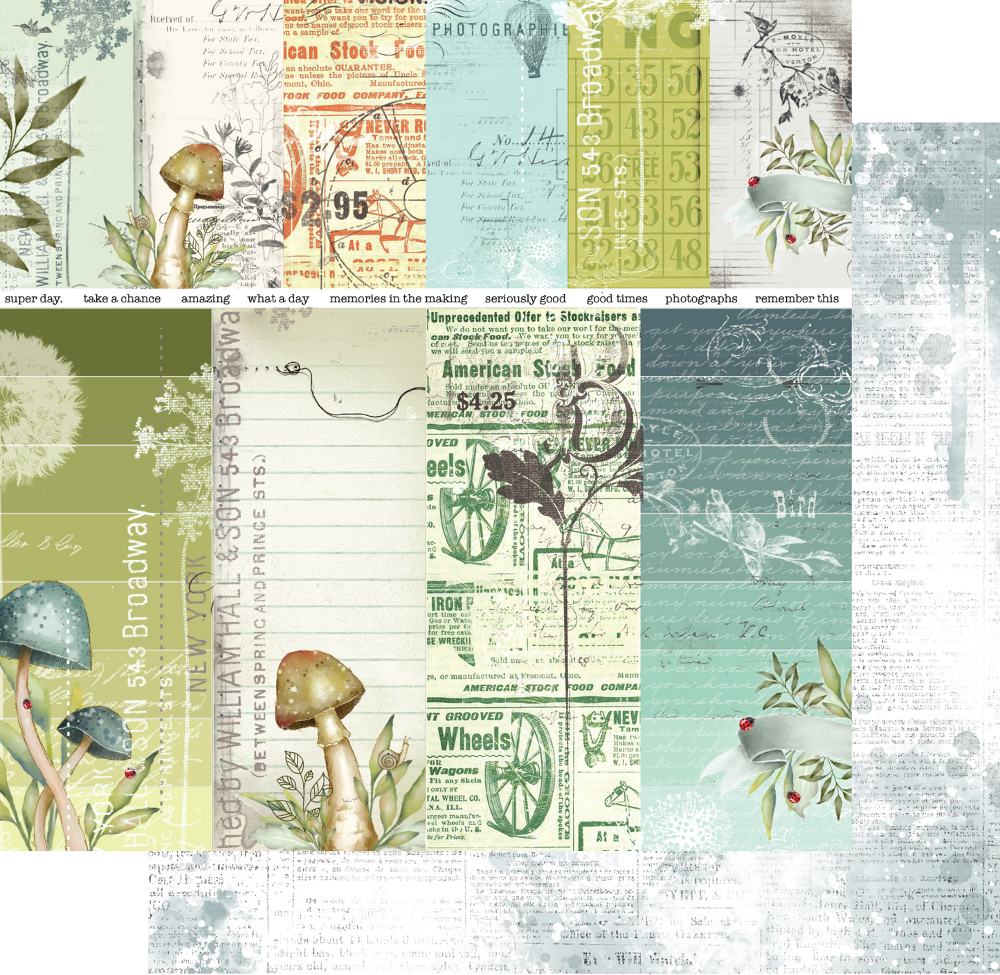 Uniquely Creative Seize the Day Paper - Paper Roses Scrapbooking